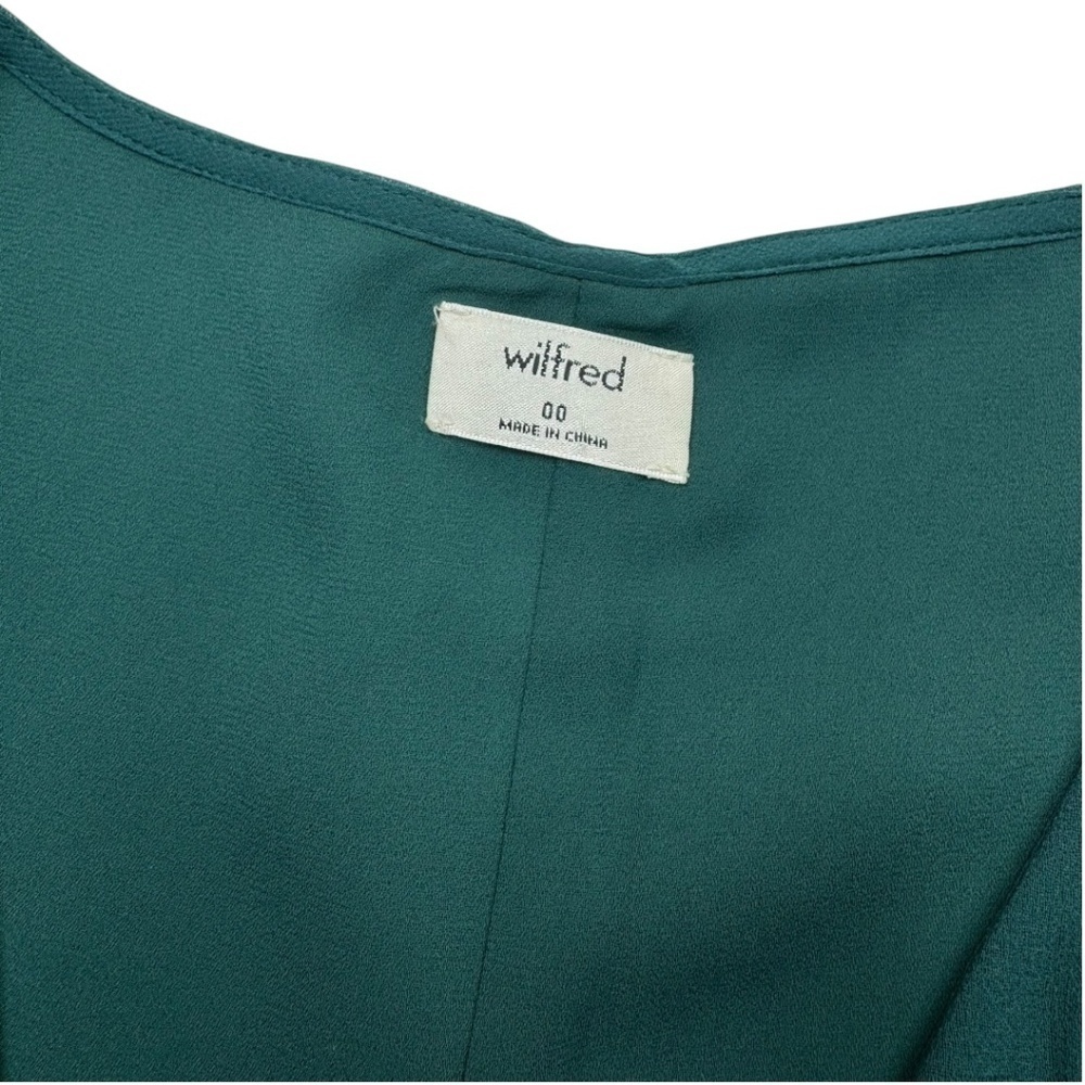 Wilfred by Aritzia V-Neck Button Front Mini Dress - Picture 2 of 12